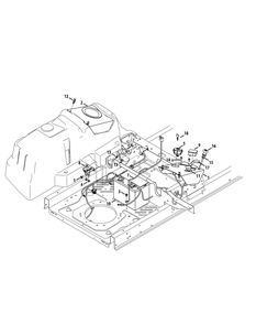 Electrical Diagram and Parts List for Z-FORCELZ54 (17AIDAGC-17AIDAGC010)(2014) Cub Cadet Lawn Tractor